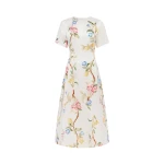 Leo Lin Caroline Short Sleeve Midi Dress