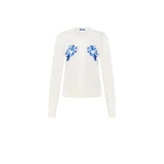 Leo Lin Claire Embellished Knit Cardigan