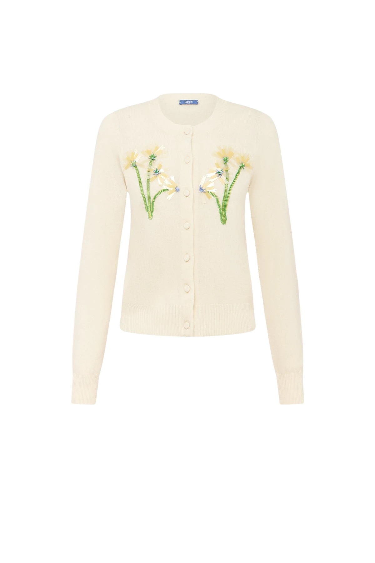 Leo-Lin-Claire-Embellished-Knit-Cardigan33725_nobg Leo Lin Claire Embellished Knit Cardigan