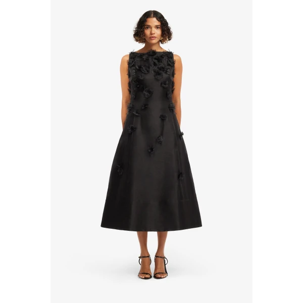 Leo Lin Cleo Petal Sleeveless Midi Dress, view 2