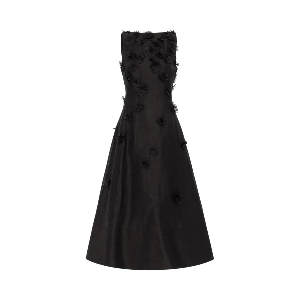 Leo Lin Cleo Petal Sleeveless Midi Dress