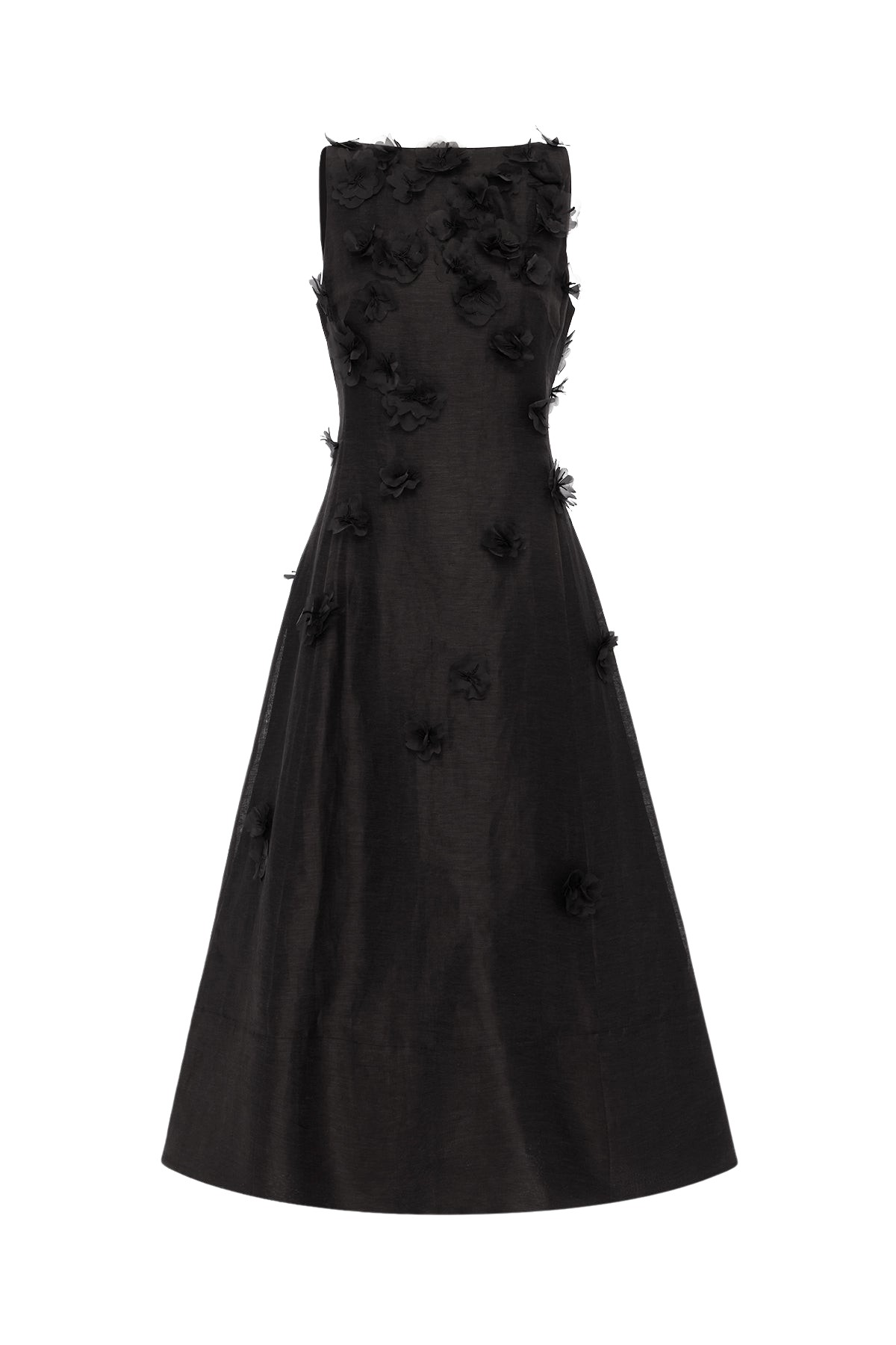 Leo Lin Cleo Petal Sleeveless Midi Dress  - Leo Lin Dress - Australian Luxury Fashion - Shop at Luxury Shoes 