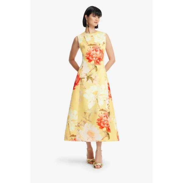 Leo Lin Cleo Sleeveless Midi Dress, view 3