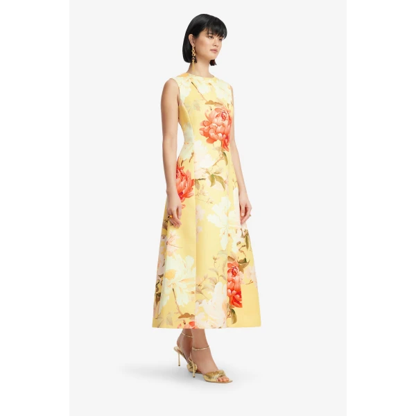 Leo Lin Cleo Sleeveless Midi Dress, view 4