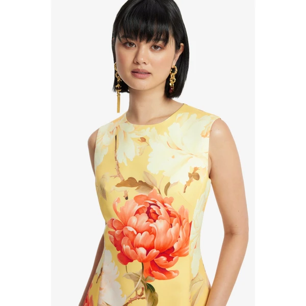 Leo Lin Cleo Sleeveless Midi Dress, view 6