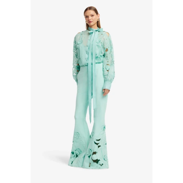 Leo Lin Elle Appliqué Blouse, view 4
