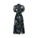 Leo Lin Ellie Bishop Sleeve Midi Dress