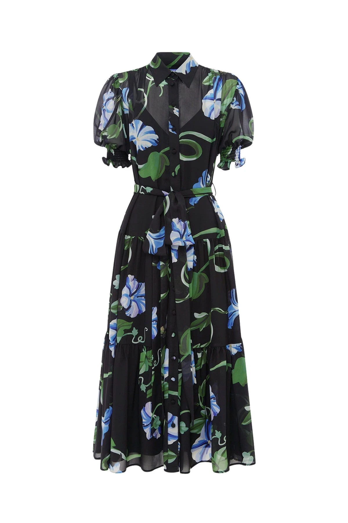 Leo Lin Ellie Bishop Sleeve Midi Dress