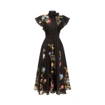 Leo-Lin-Elsie-Flutter-Sleeve-Midi-Dress83733_nobg Leo Lin Elsie Flutter Sleeve Midi Dress
