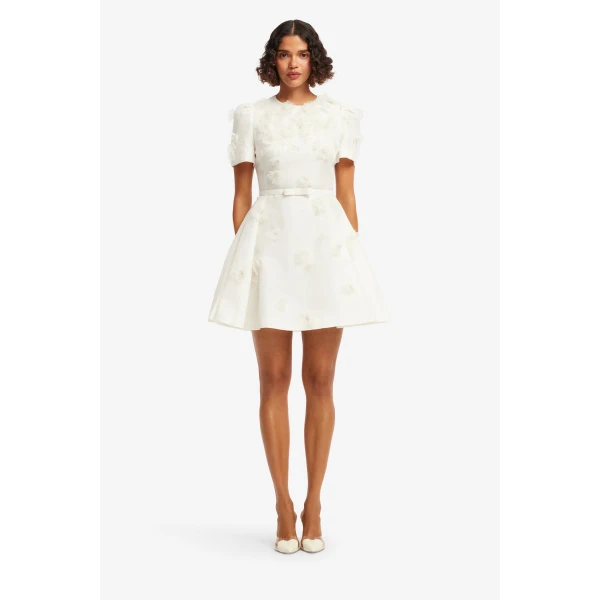 Leo Lin Elyse Petal Short Sleeve Mini Dress, view 2
