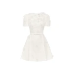 Leo Lin Elyse Petal Short Sleeve Mini Dress