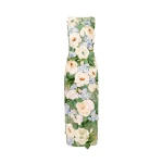 Leo Lin Fleur Floral Hand Embroidered Backless Maxi Dress