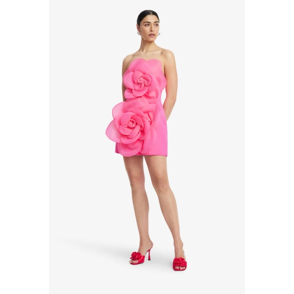 Leo Lin Floret Mini Dress, view 3