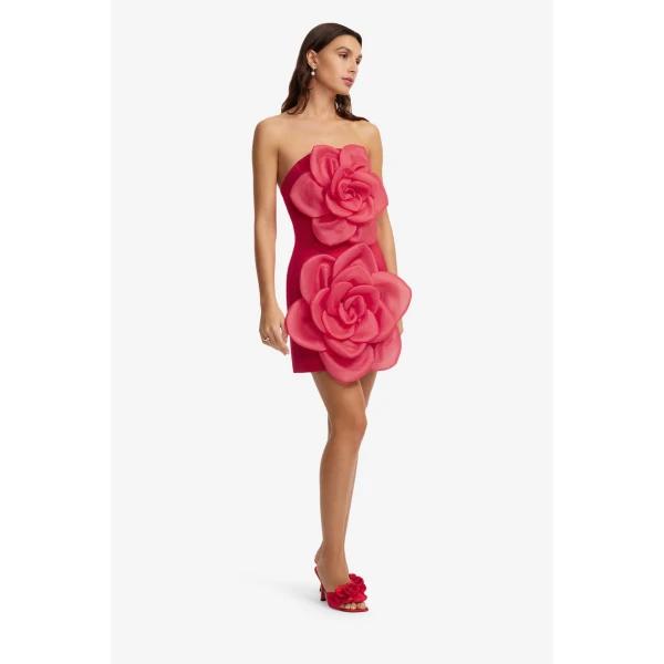 Leo Lin Floret Mini Dress, view 4