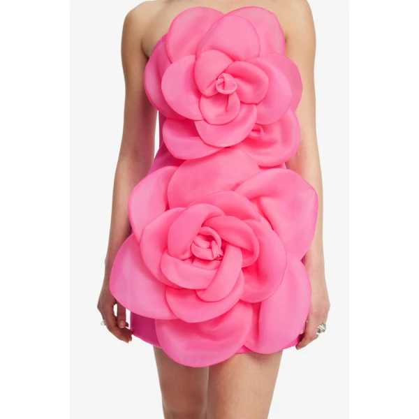 Leo Lin Floret Mini Dress, view 6