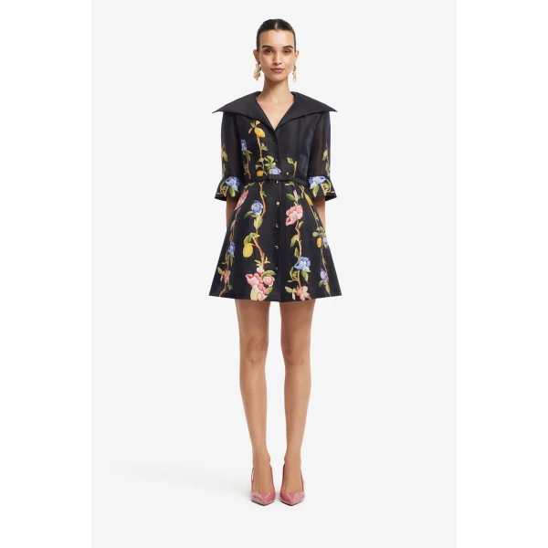 Leo Lin Genevieve Sleeve Mini Dress, view 2