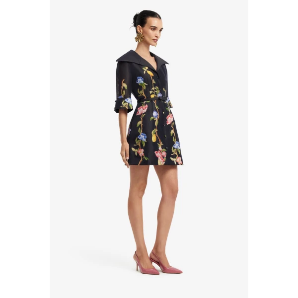 Leo Lin Genevieve Sleeve Mini Dress, view 4