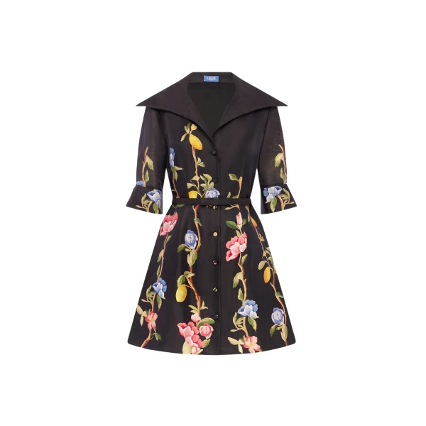 Leo Lin Genevieve Sleeve Mini Dress