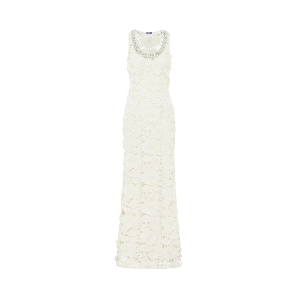Leo Lin Helena Embellished Lace Maxi Dress