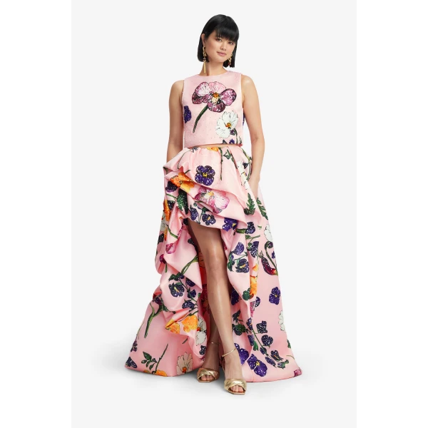 Leo Lin Iris Embellished Top, view 3