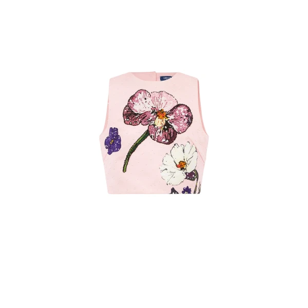 Leo Lin Iris Embellished Top