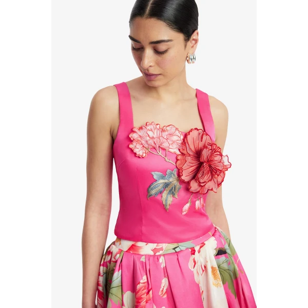 Leo Lin Isadora Appliqué Top, view 6