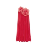 Leo Lin Jaclyn Draped Floor Length Dress