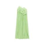 Leo Lin Jaclyn Draped Floor Length Dress