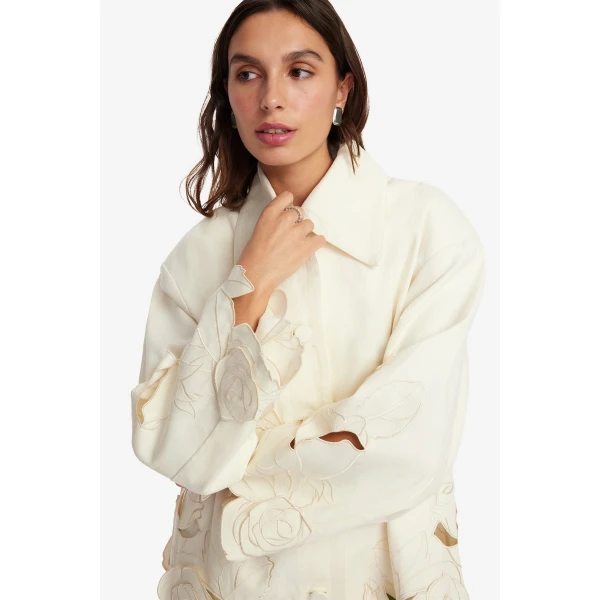 Leo Lin Jayna Appliqué Jacket, view 6