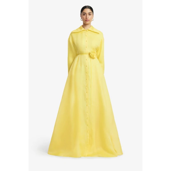 Leo Lin Josephine Silk Gown, view 2