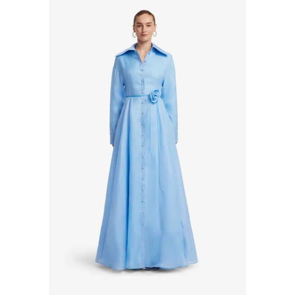 Leo Lin Josephine Silk Gown, view 2