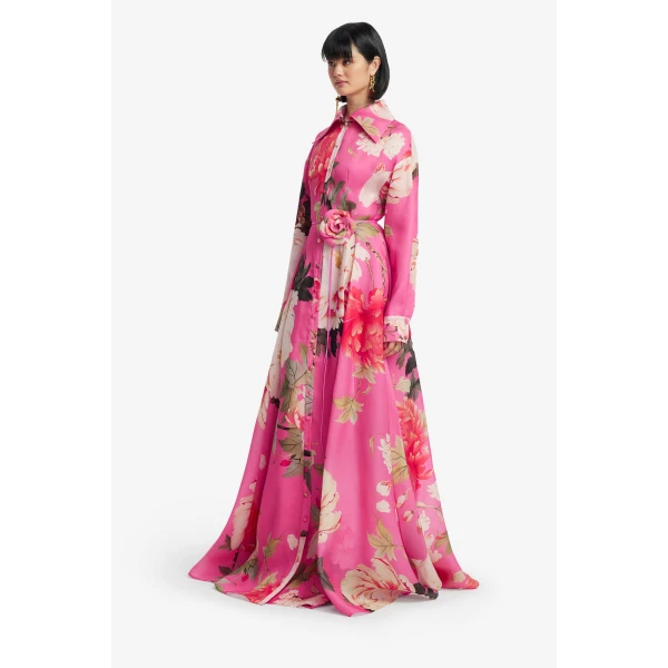 Leo Lin Josephine Silk Gown, view 4