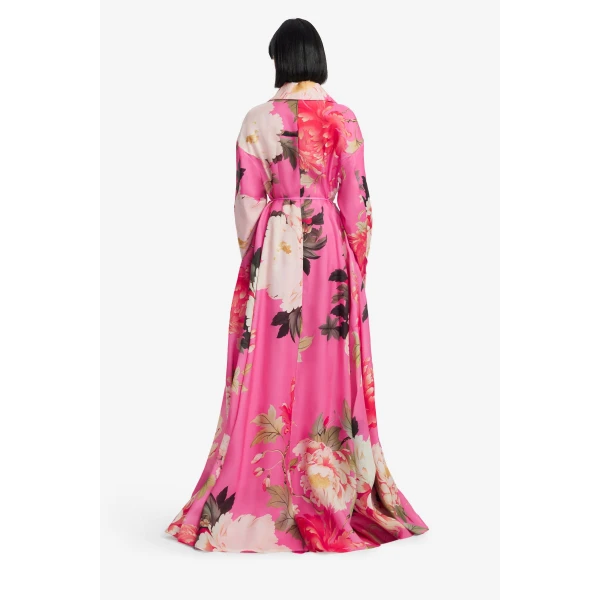 Leo Lin Josephine Silk Gown, view 5