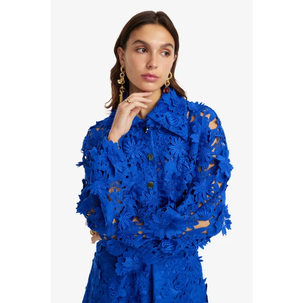 Leo Lin Robyn Lace Shirt, view 6