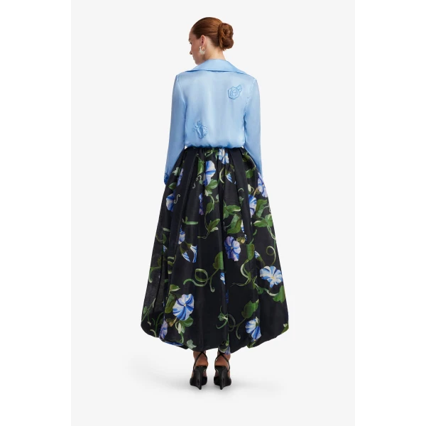 Leo Lin Victoria Puff Maxi Skirt, view 5