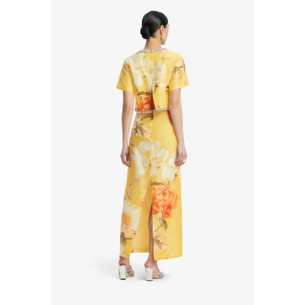 Leo Lin Indie Embellished Sleeve Top, view 5
