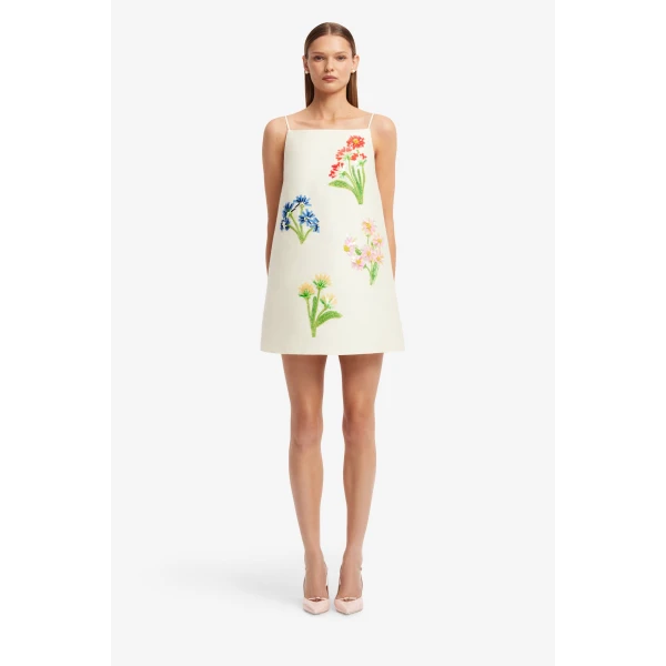 Leo Lin Leia Wool Mini Dress, view 2