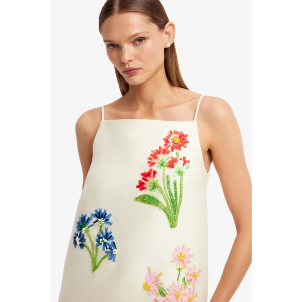 Leo Lin Leia Wool Mini Dress, view 6