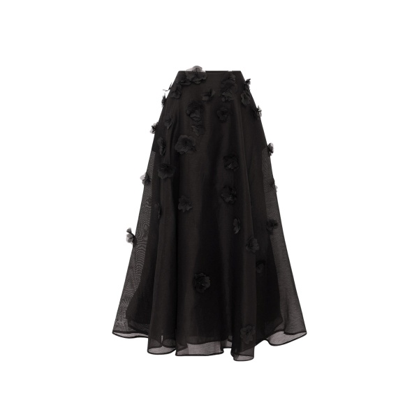 Leo Lin Leila Petal Midi Skirt  - Leo Lin Dress - Australian Luxury Fashion - Shop at Luxury Shoes 