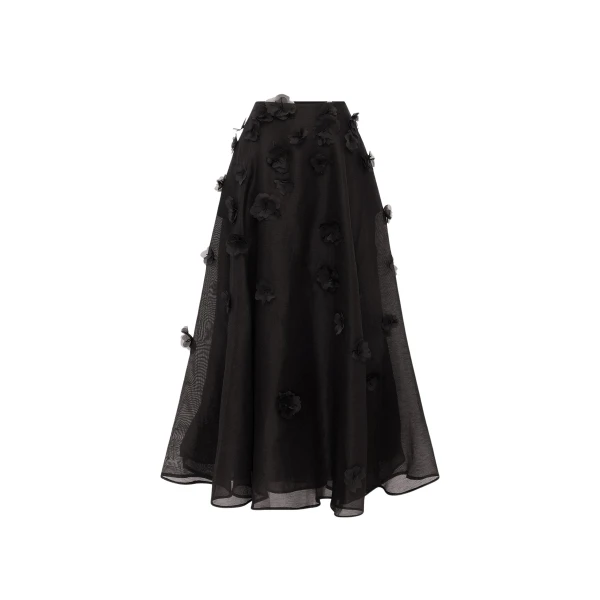 Leo Lin Leila Petal Midi Skirt
