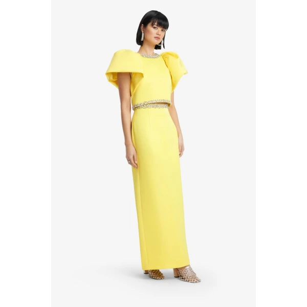 Leo Lin Kyra Embellished Maxi Skirt, view 4