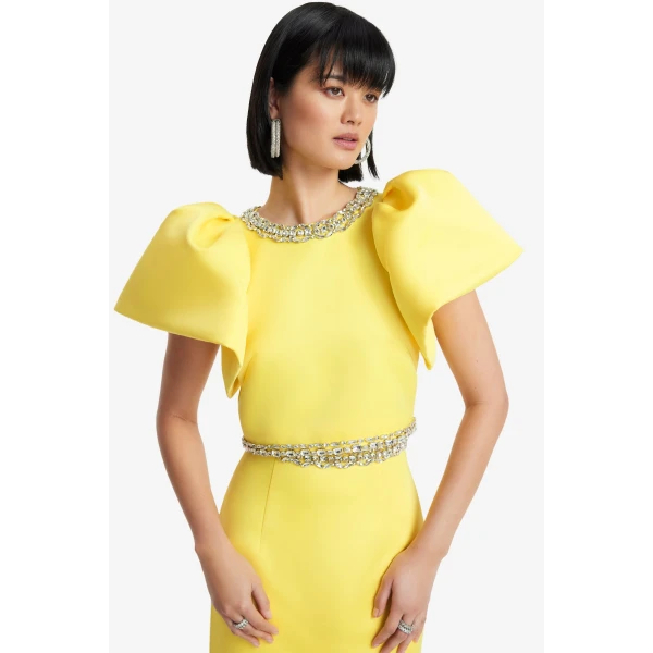 Leo Lin Kyra Embellished Maxi Skirt, view 6