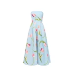 Leo Lin Lynn Bustier Midi Dress