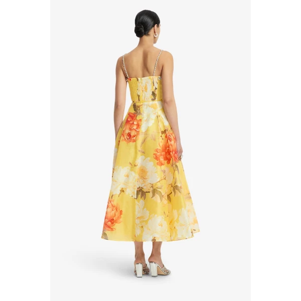 Leo Lin Mariela Embellished Midi Dress, view 5
