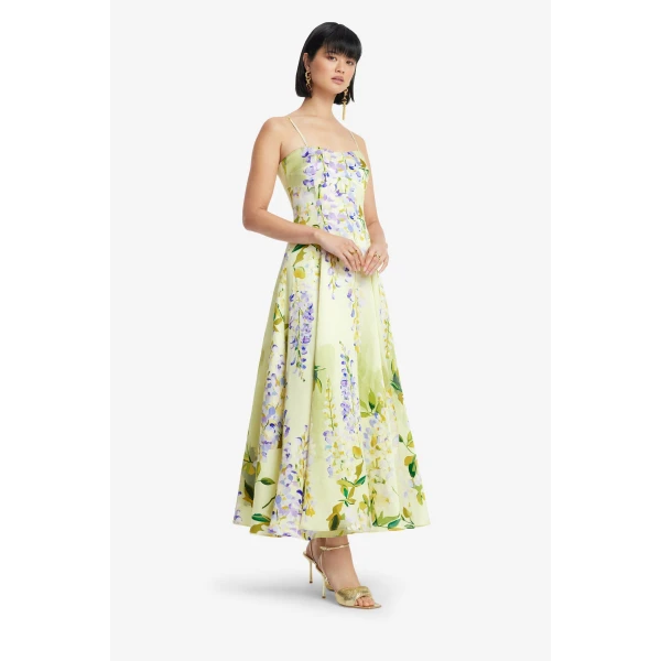 Leo Lin Mariela Midi Dress, view 4