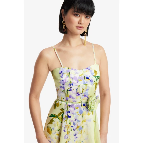 Leo Lin Mariela Midi Dress, view 6