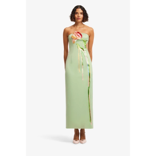 Leo Lin Marilyn Cutout Bustier Maxi Dress, view 2
