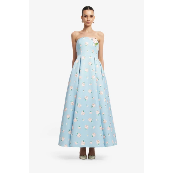 Leo Lin Nora Bustier Maxi Dress, view 2