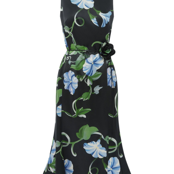 Leo Lin Olive Midi Dress  - Leo Lin Dress - Australian Luxury Fashion - Shop at Luxury Shoes 