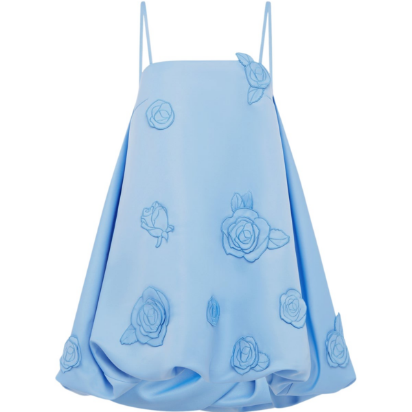 Leo Lin Patsy Appliqué Puff Mini Dress  - Leo Lin Dress - Australian Luxury Fashion - Shop at Luxury Shoes 